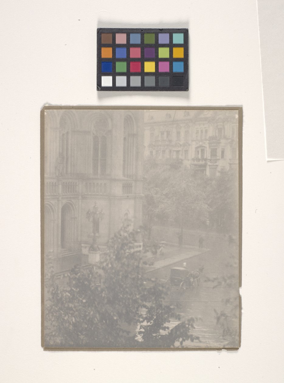 Schnappschuss - Von meinem Fenster, Berlin von Alfred Stieglitz