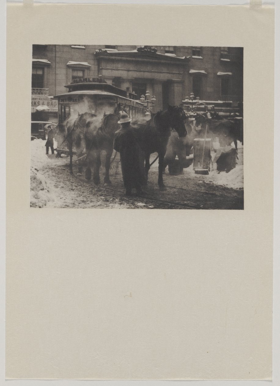 Der Terminal, 1893 gedruckt 1911 von Alfred Stieglitz