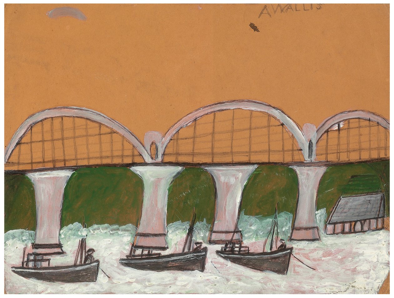 Saltash-Brücke von Alfred Wallis