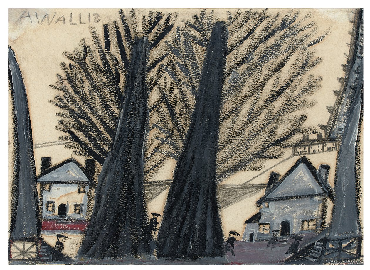 Zwei Bäume von Alfred Wallis