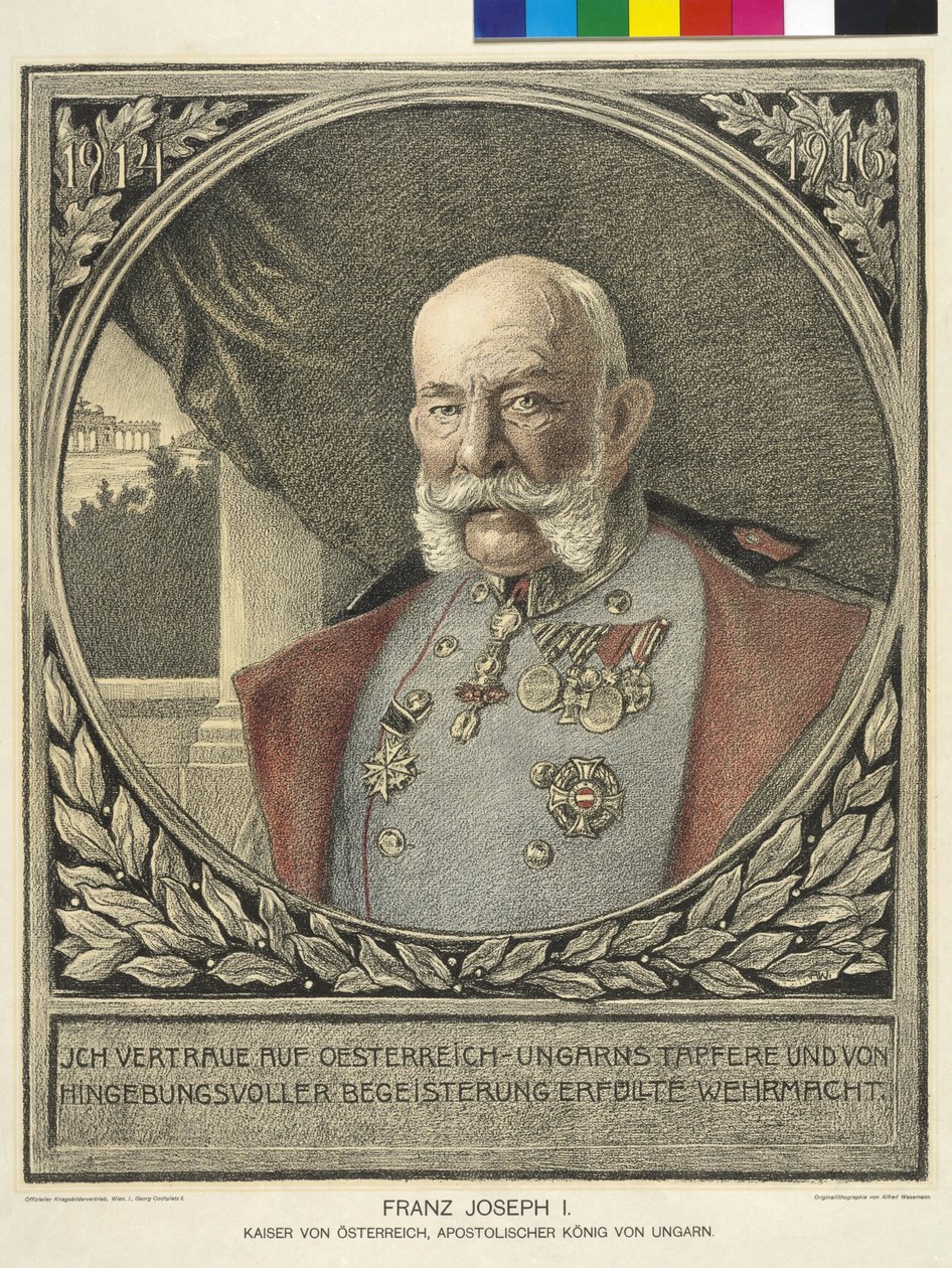 Kaiser von Österreich Franz Joseph I. von Alfred Wesemann