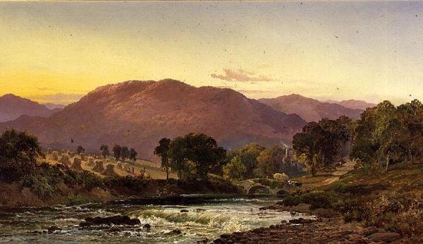 In der Nähe des Llangollen-Passes, Nordwales von Alfred de Breanski
