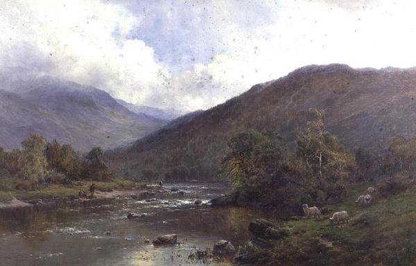 Der Dee bei Balmoral von Alfred de Breanski