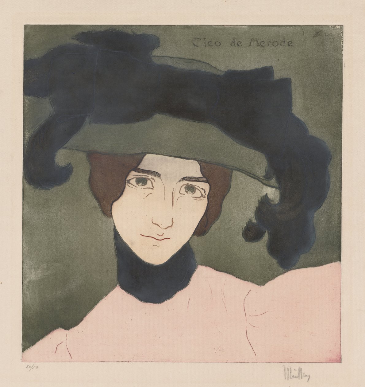 Cléo de Mérode von Alfredo Müller
