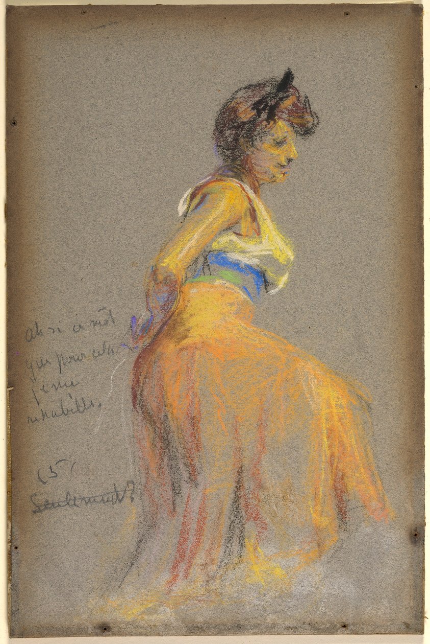 Modell in Gelb von Alice Pike Barney