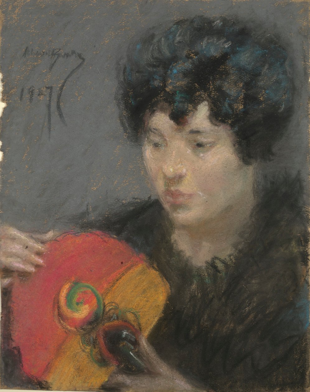 Studie mit Fächer von Alice Pike Barney