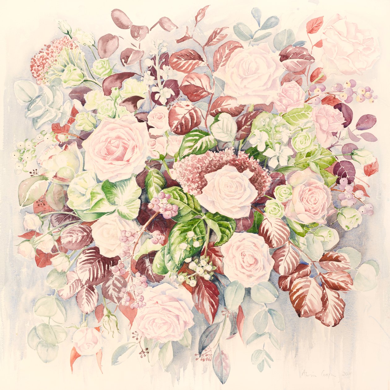 Hochzeitsblumen, 2011 von Alison Cooper