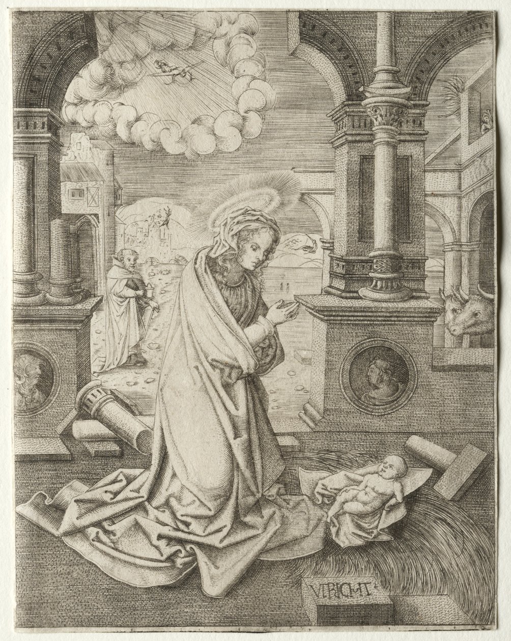 Die Geburt Christi von Allaert Claesz