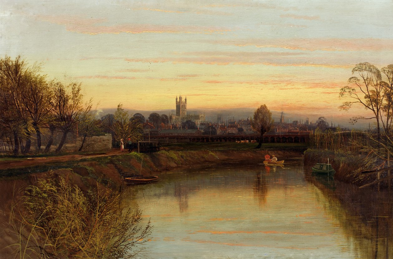 Gloucester von der Severnside Farm, ca. 1910 von Allam