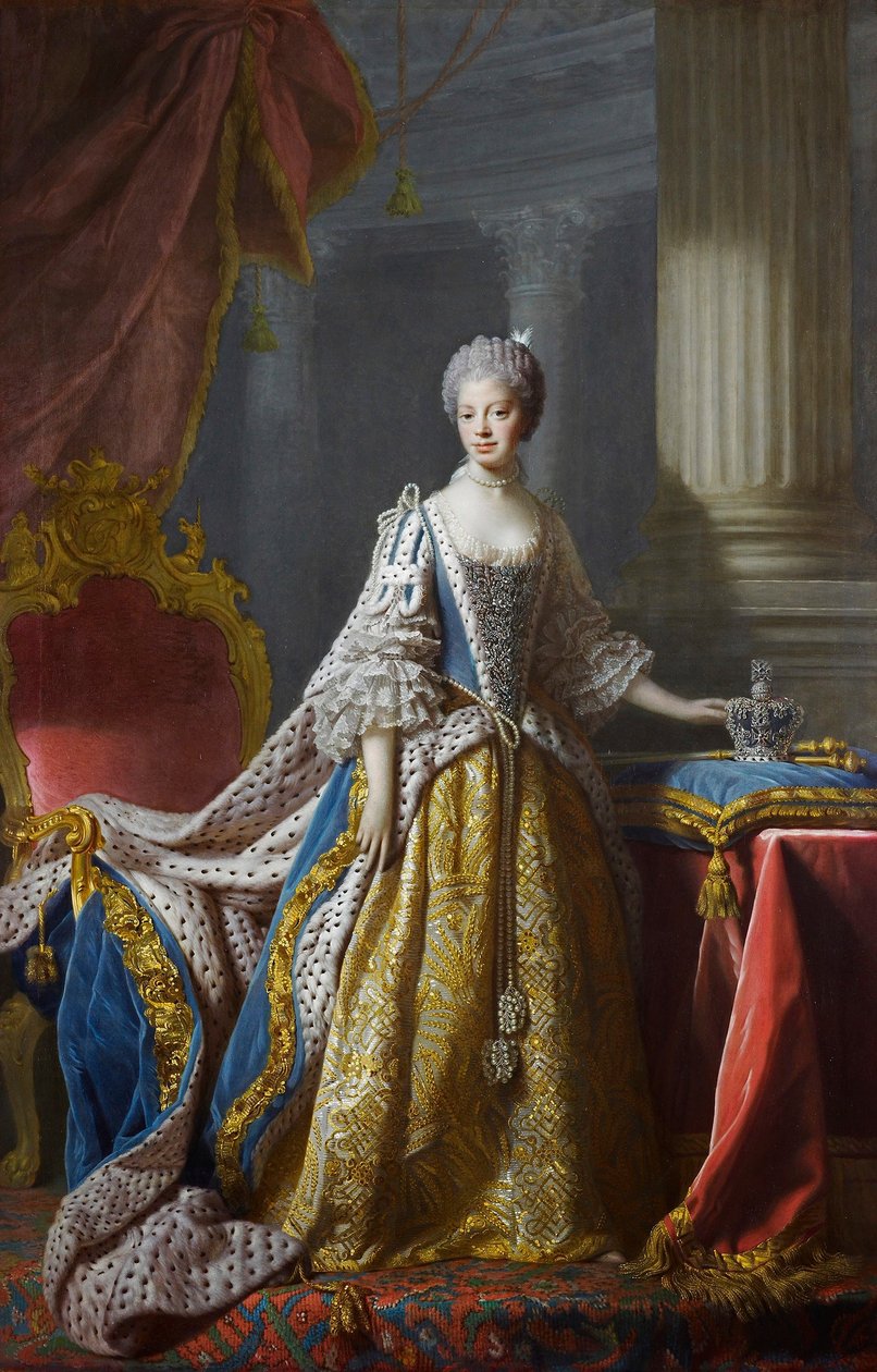 Allan Ramsay - Königin Charlotte (Royal Collection) von Allan Ramsay