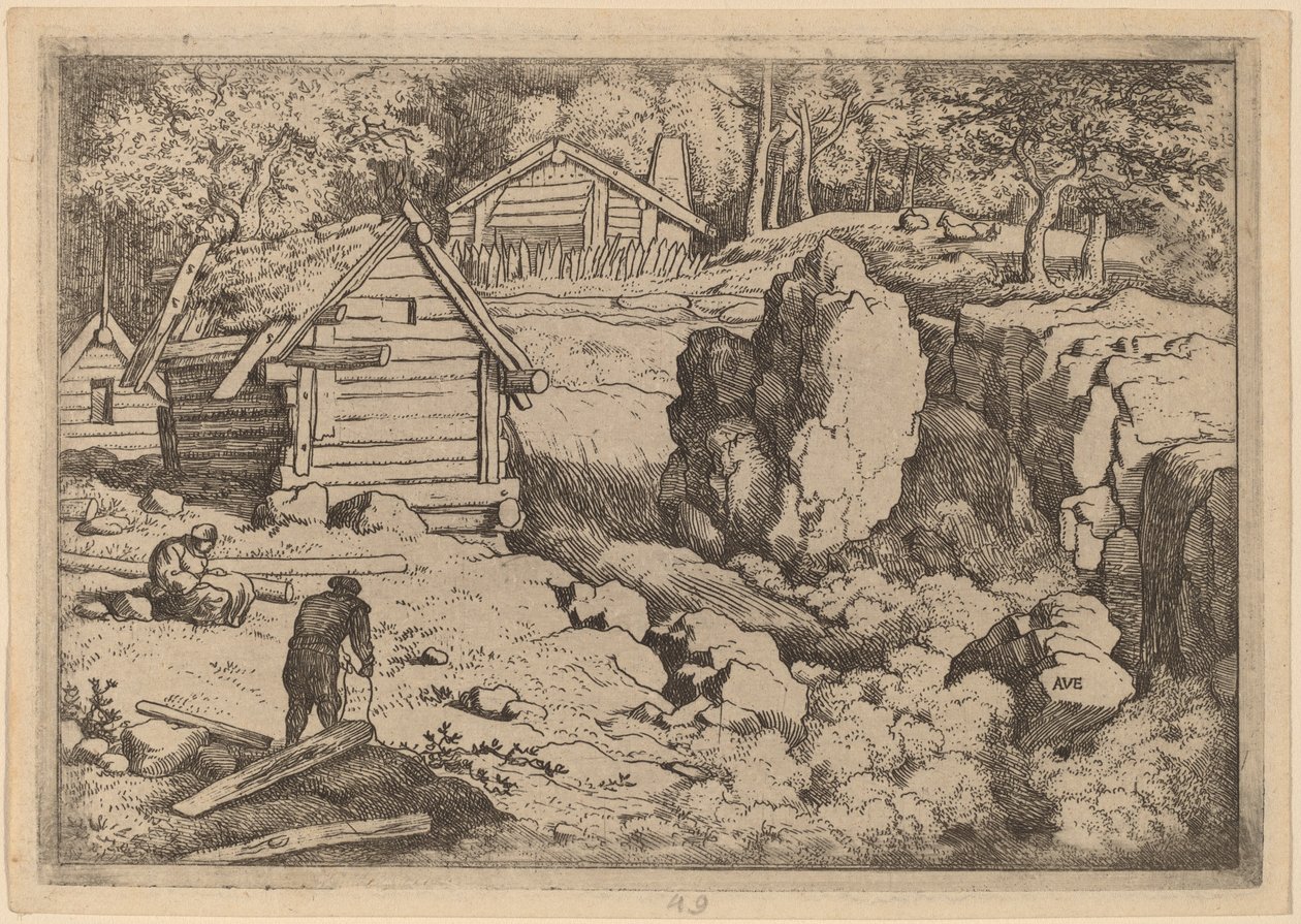 Der Zimmermann von Allart van Everdingen