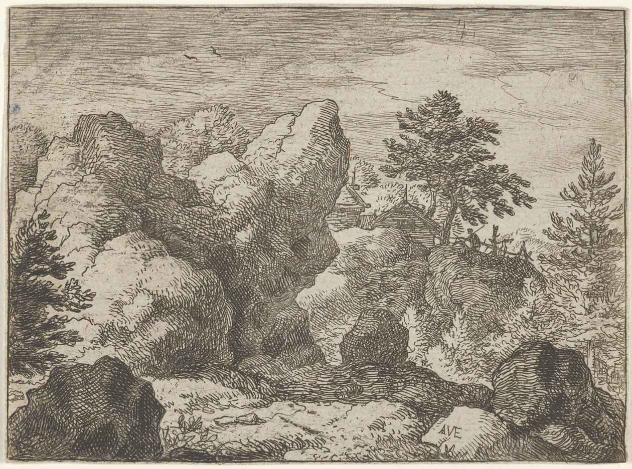 Der spitze Felsen von Allart van Everdingen