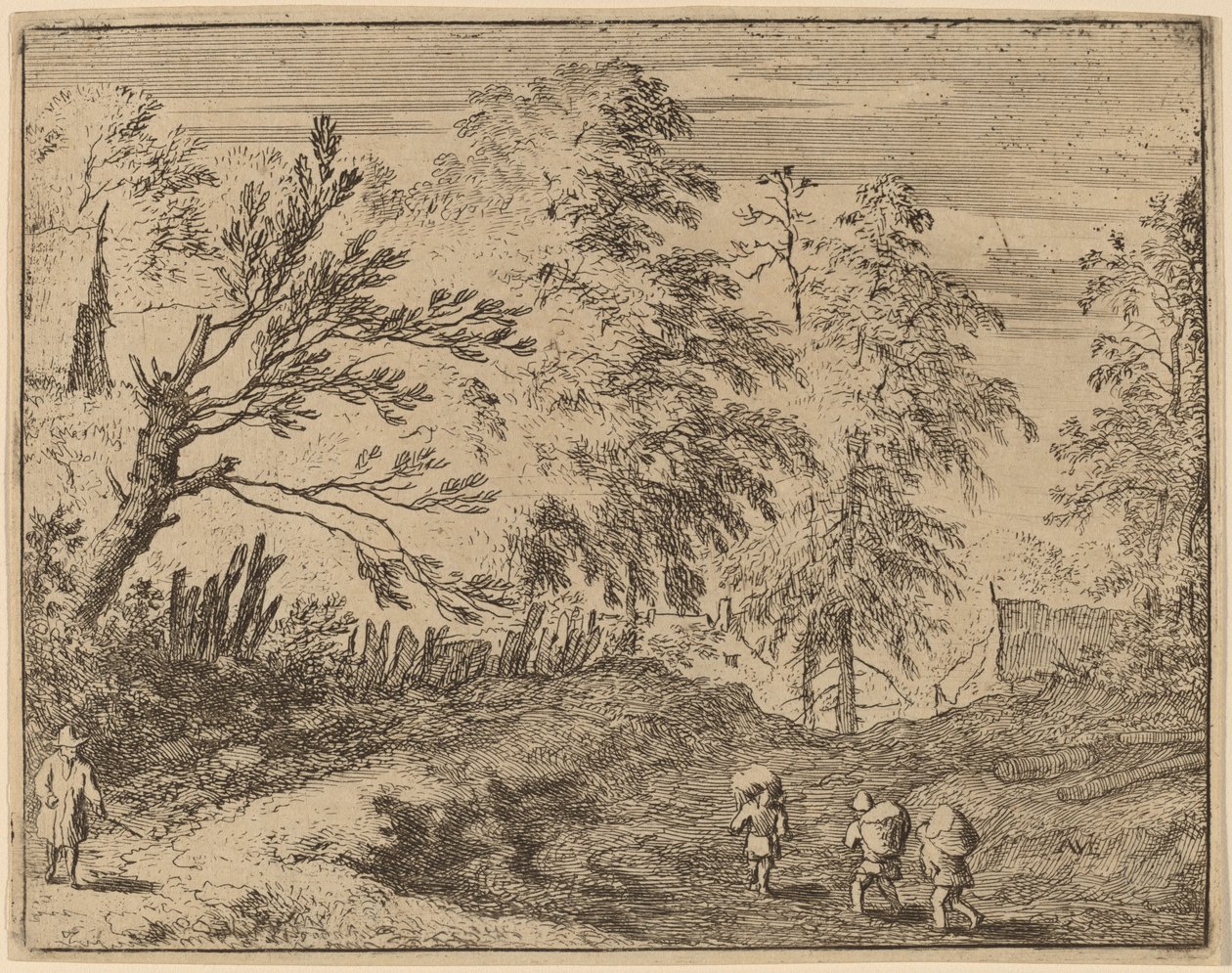 Drei Träger von Allart van Everdingen
