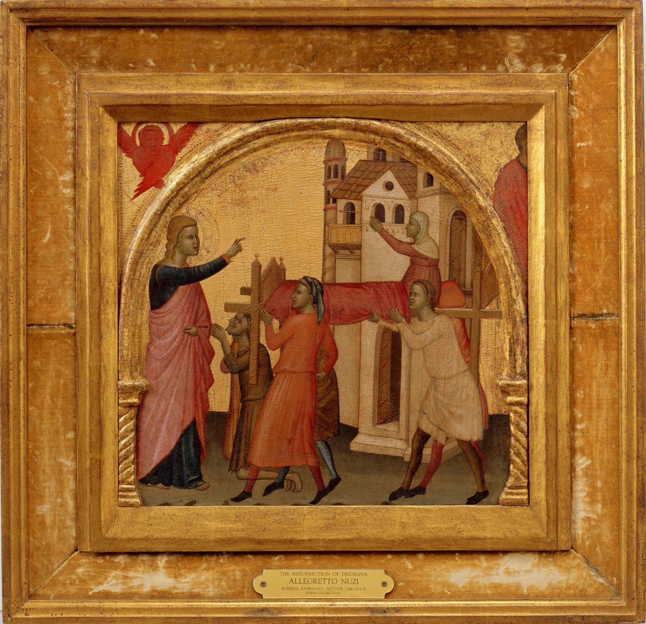 Die Auferstehung der Drusiana, ca. 1370 von Allegretto Nuzi