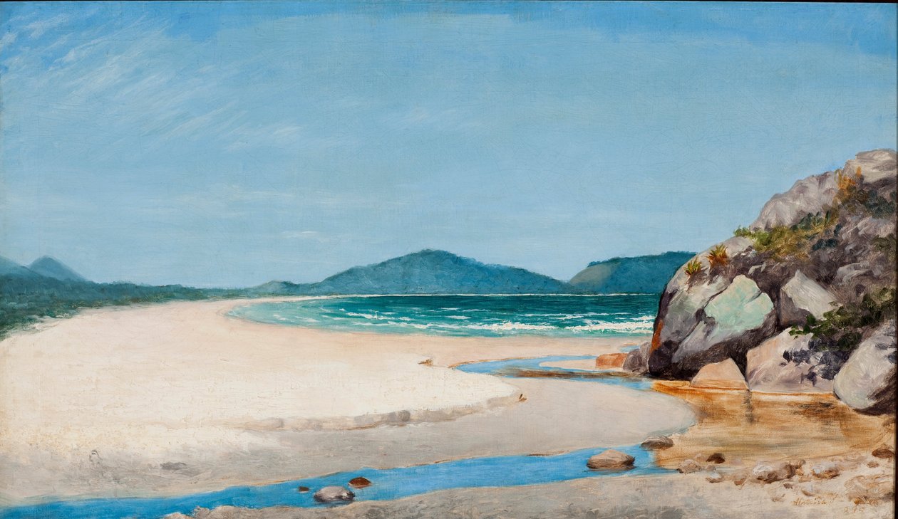 Meereslandschaft, Guarujá von Almeida Júnior