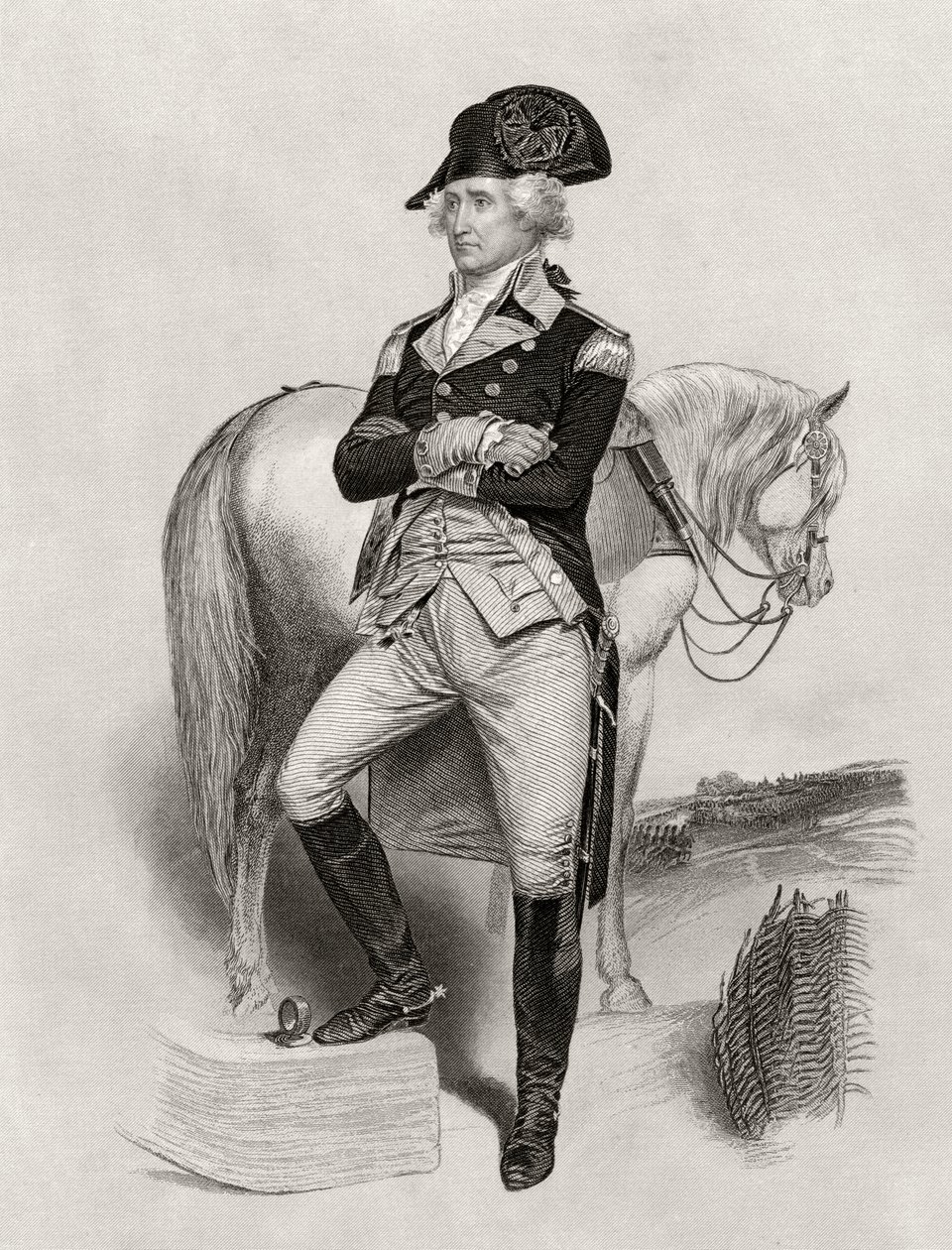 George Washington im Jahr 1775, aus 