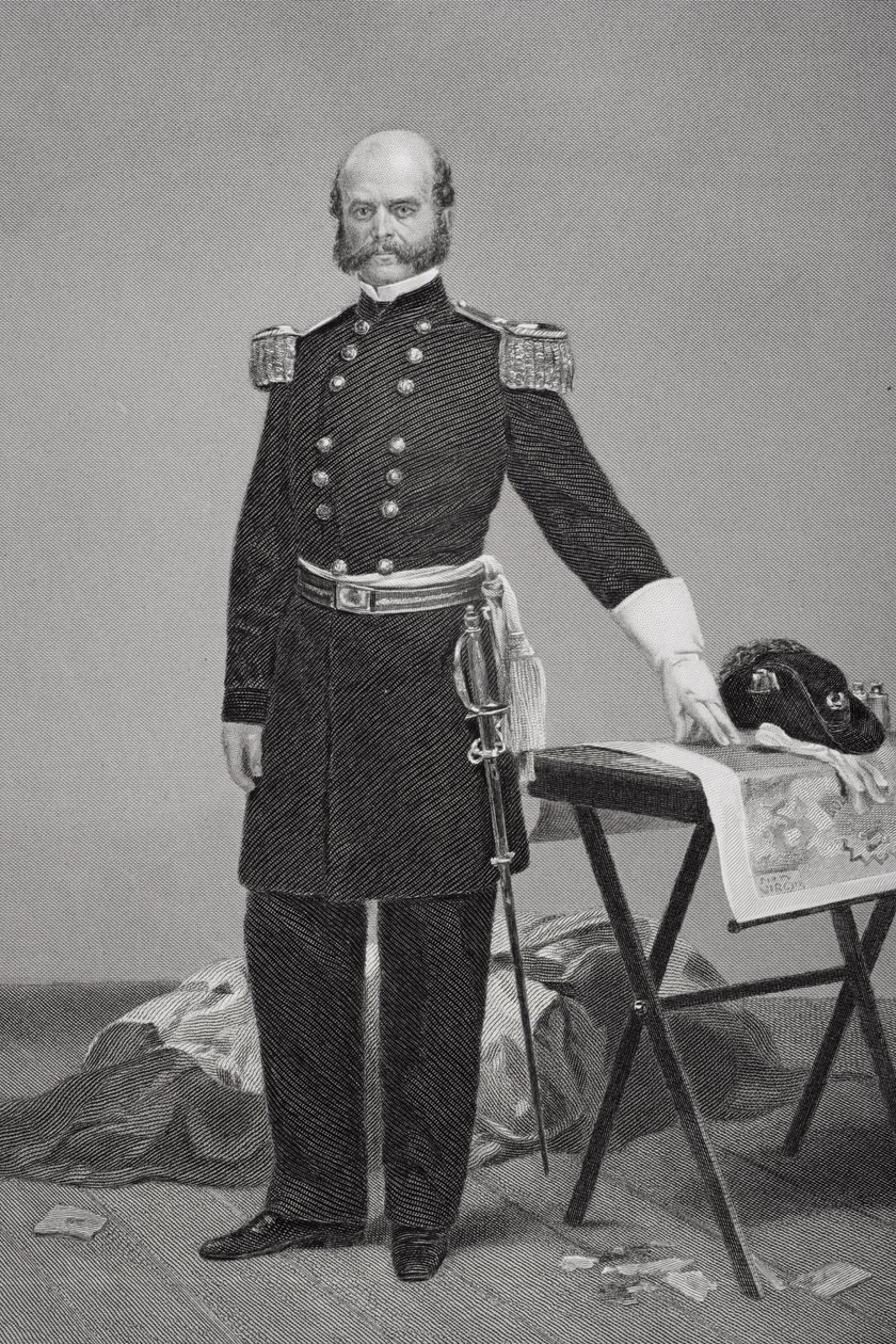 Porträt von Generalmajor Ambrose Everett Burnside von Alonzo Chappel