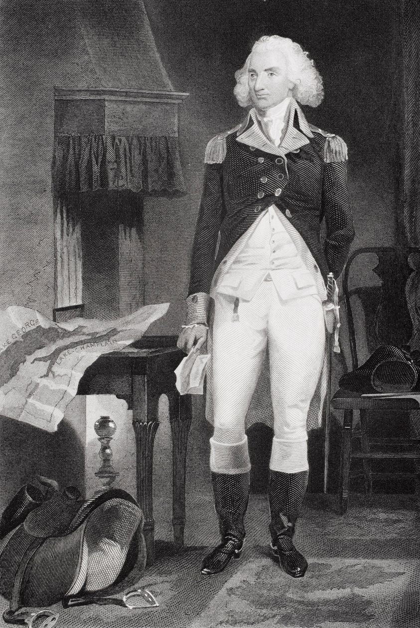Porträt von Philip Schuyler von Alonzo Chappel