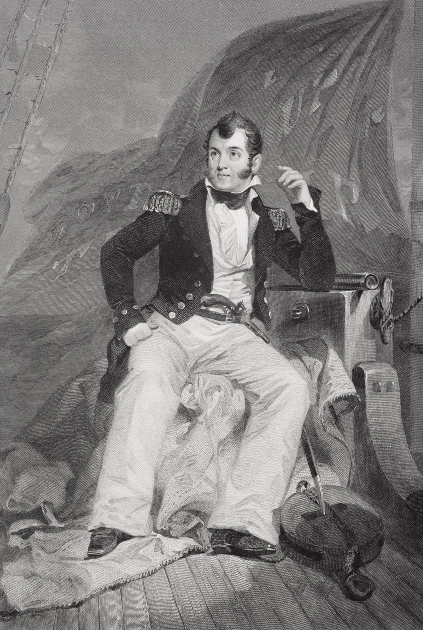 Porträt von Oliver Hazard Perry (1785-1819) von Alonzo Chappel