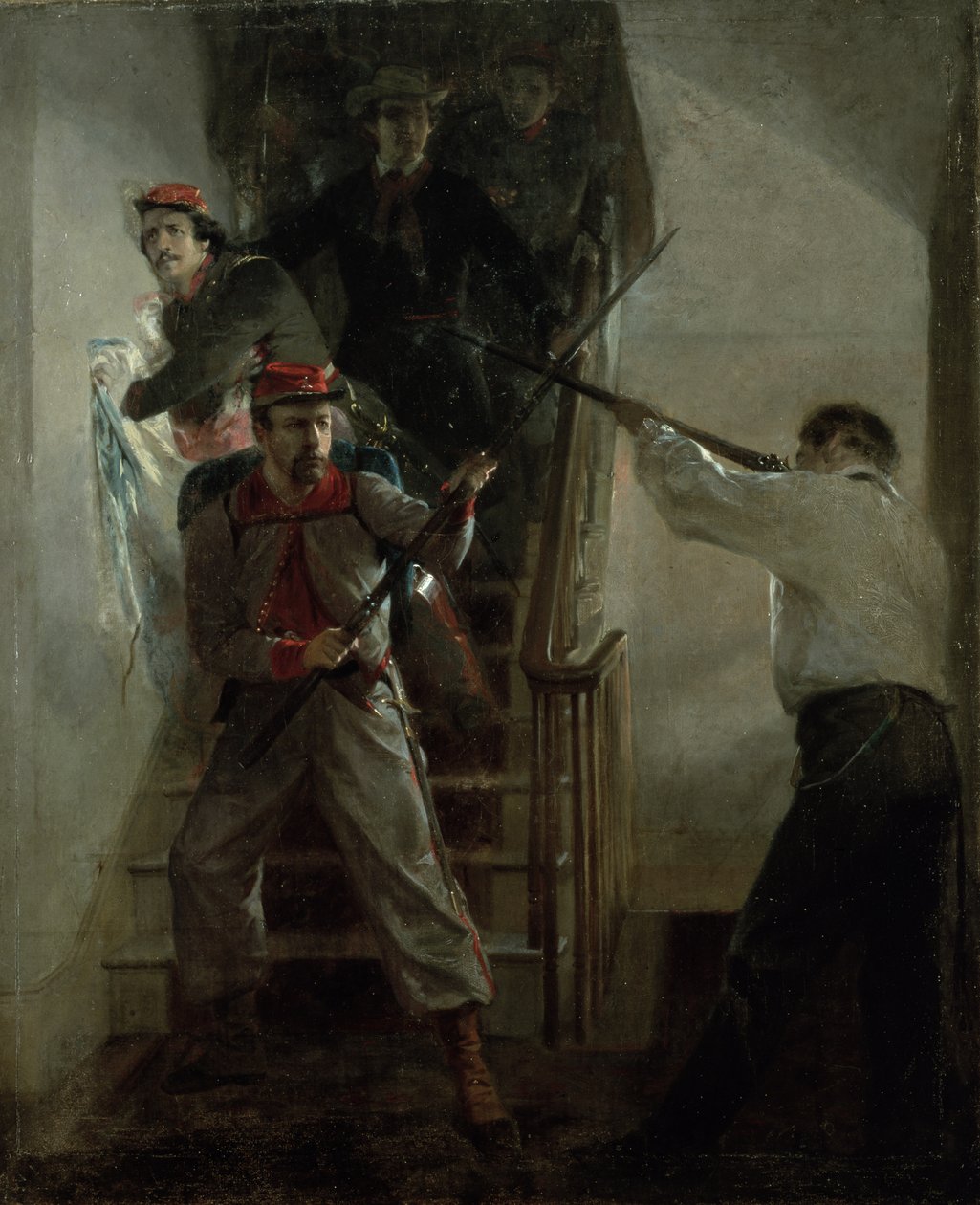 Der Tod von E. E. Ellsworth von Alonzo Chappel