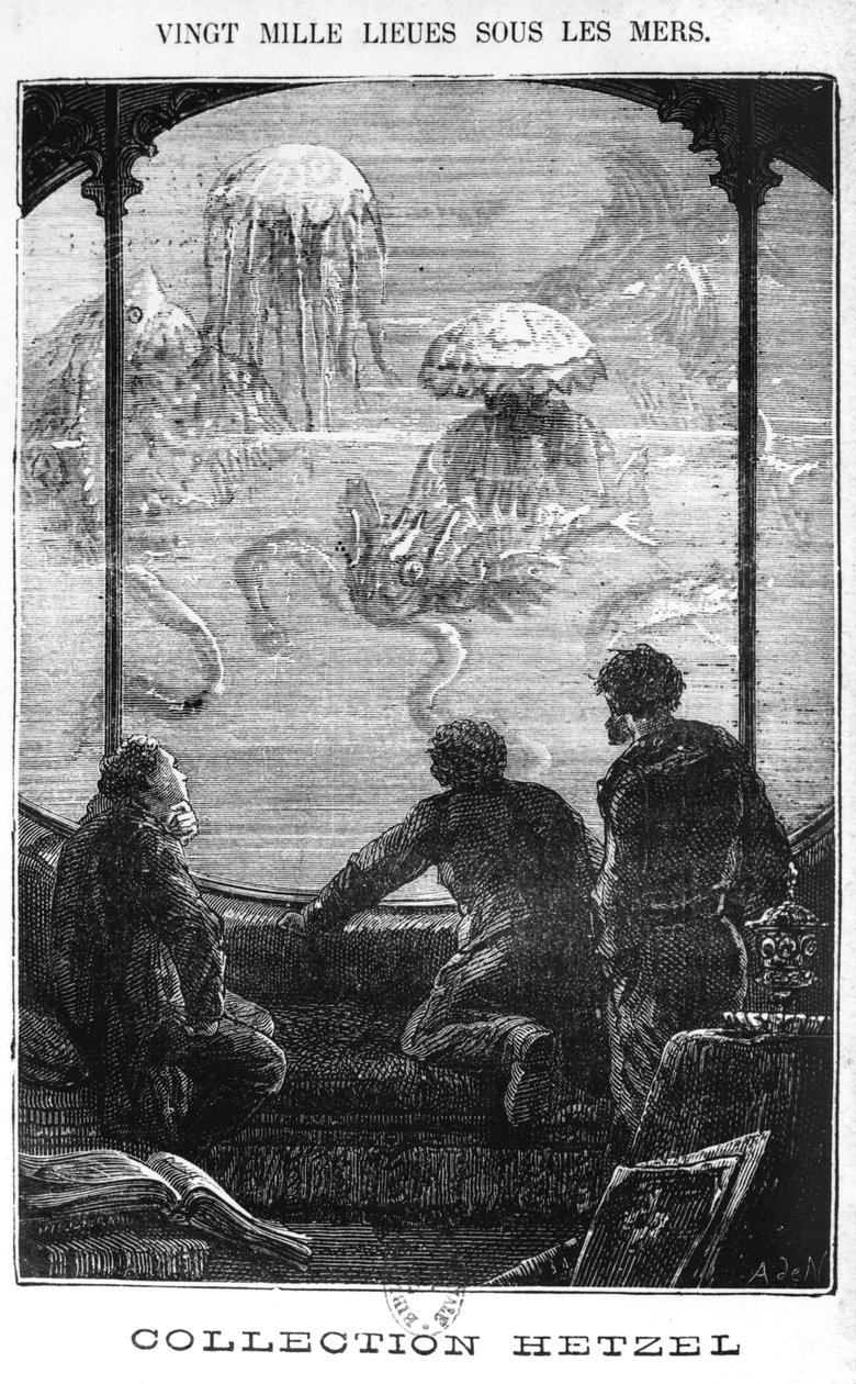 Die Passagiere der Nautilus, Illustration aus 