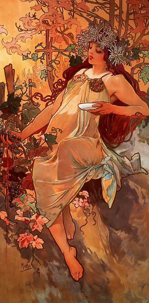 Herbst von Alphonse Mucha