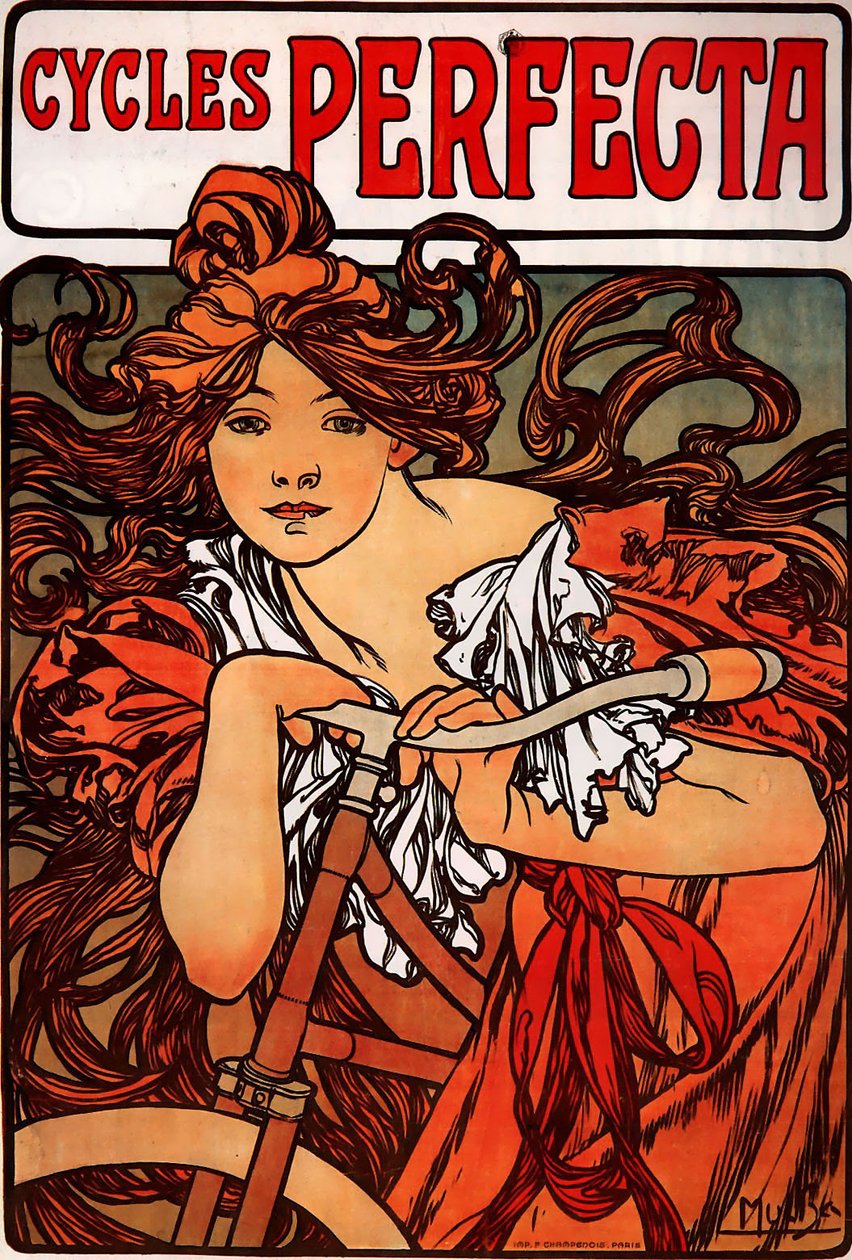 Cycles Perfecta von Alphonse Mucha