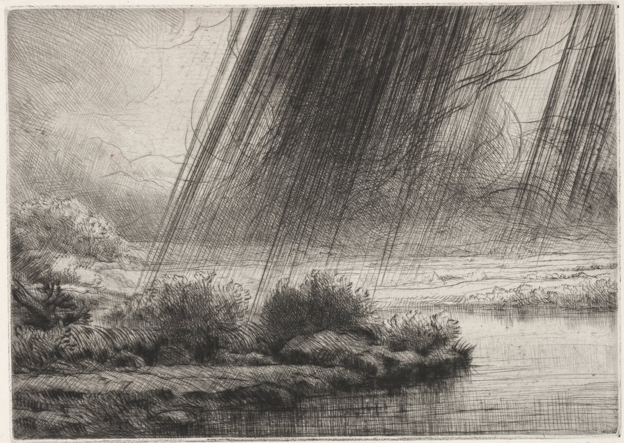 Ein Sturm von Alphonse Legros