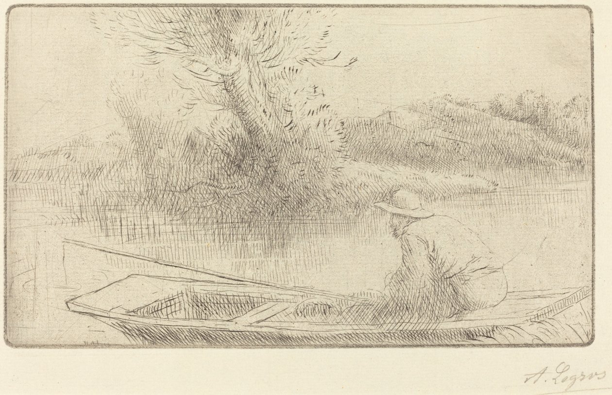 Entlang der Themse von Alphonse Legros