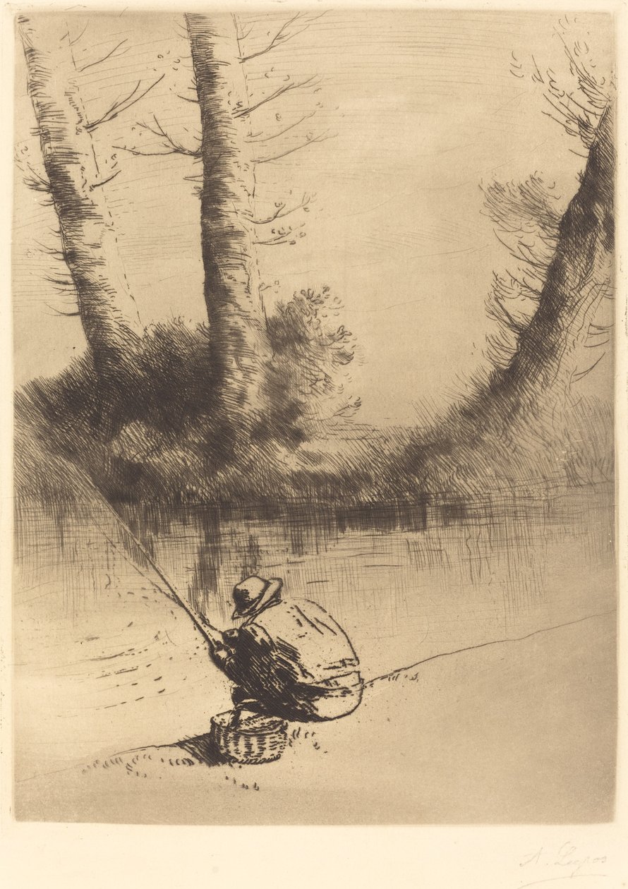 Angler von Alphonse Legros