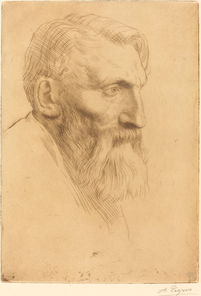 Auguste Rodin von Alphonse Legros