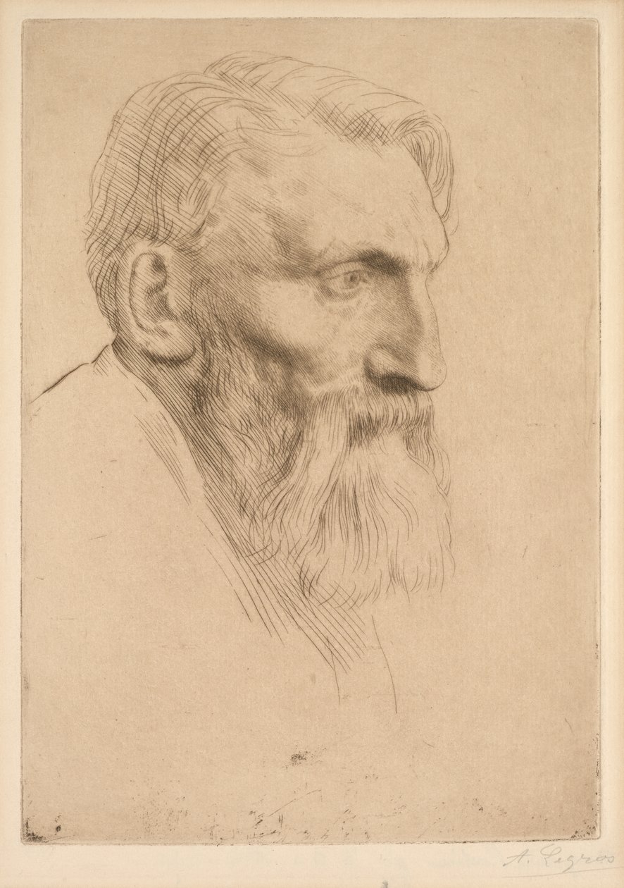 Auguste Rodin, 1881 von Alphonse Legros