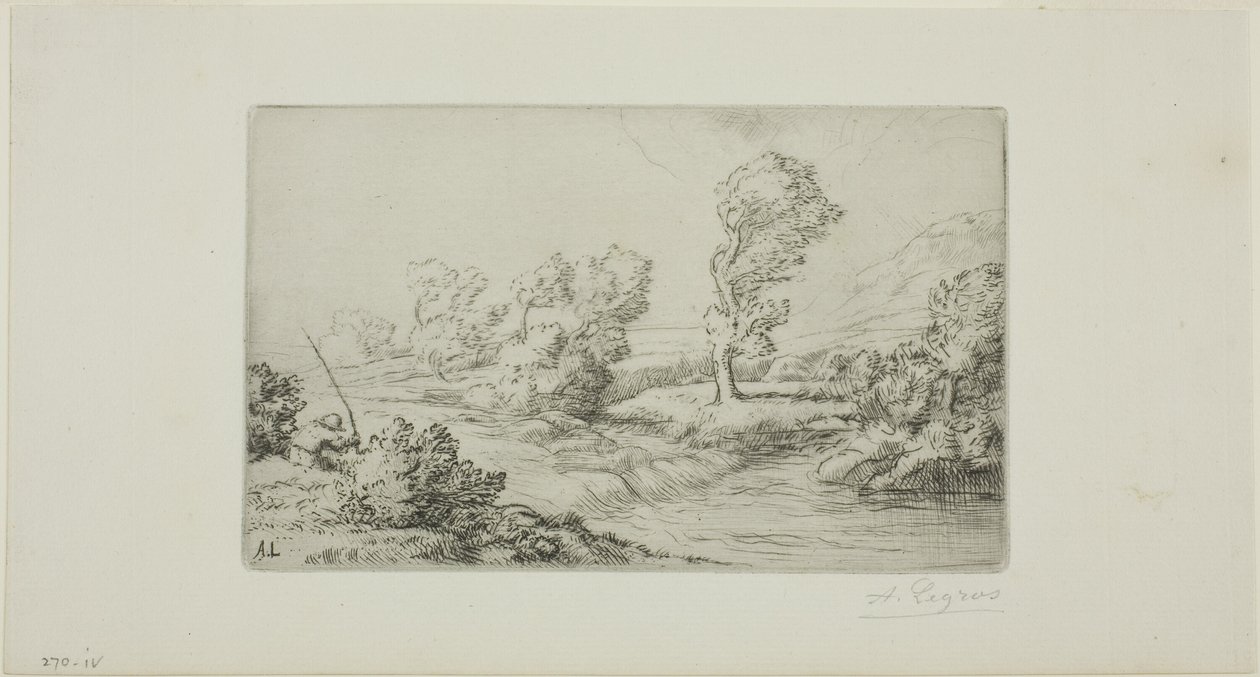 Ufer der Marne von Alphonse Legros