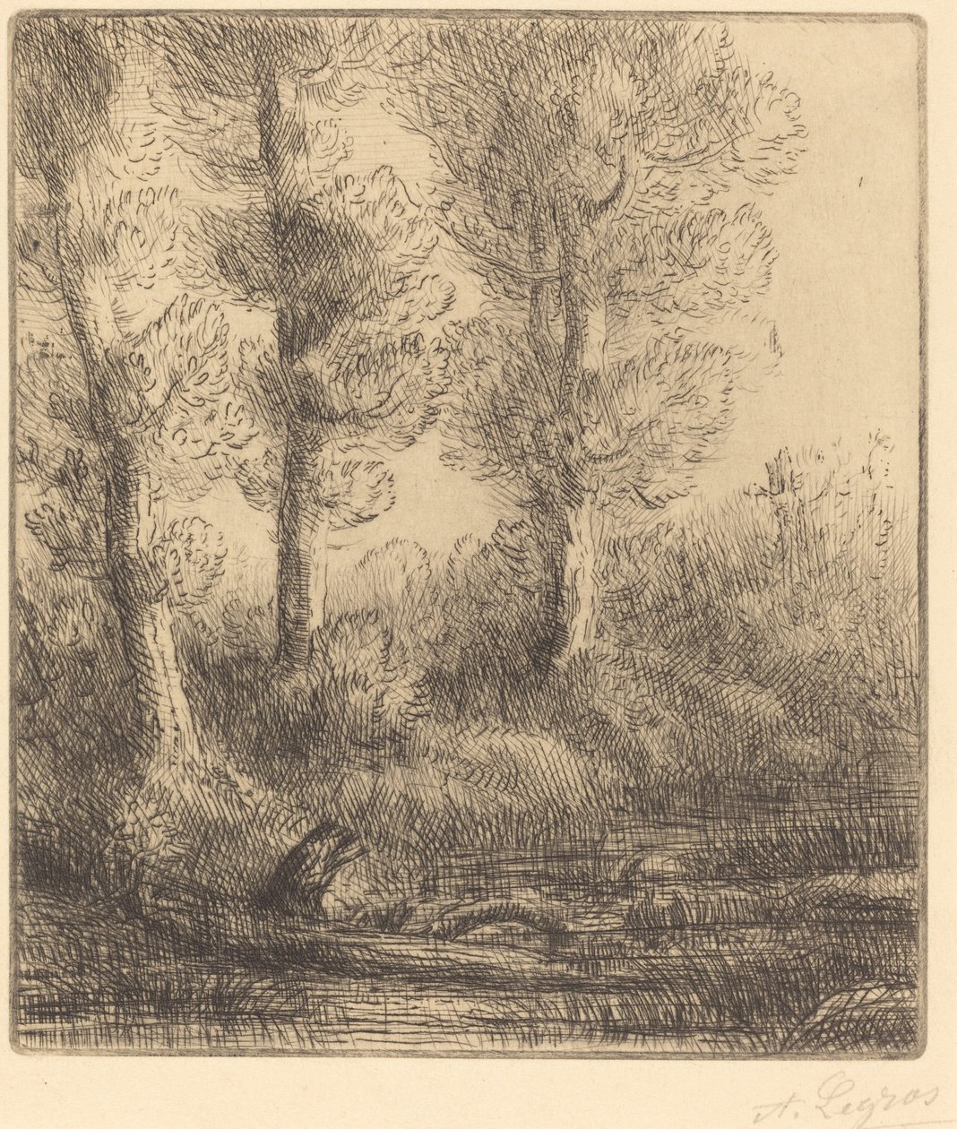 Ufer des Saint-Pre von Alphonse Legros