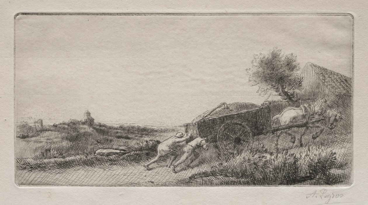 Heimkehr mit dem Heu von Alphonse Legros