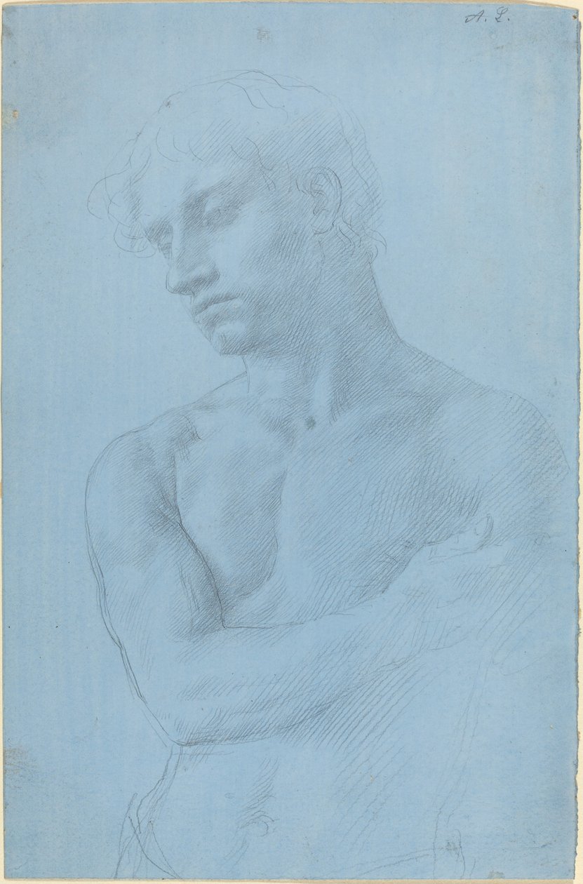 Büste eines nackten Mannes von Alphonse Legros