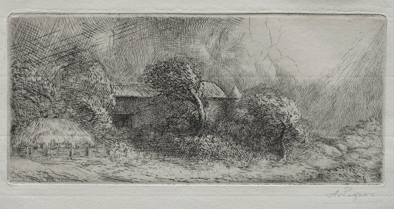 Chailli: Gewittereffekt von Alphonse Legros