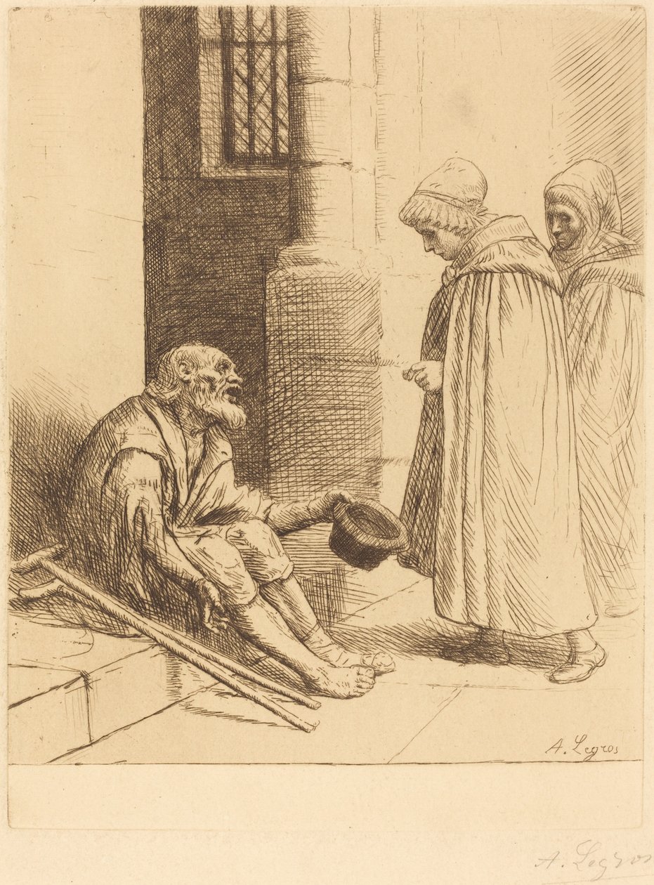 Nächstenliebe (La charité) von Alphonse Legros