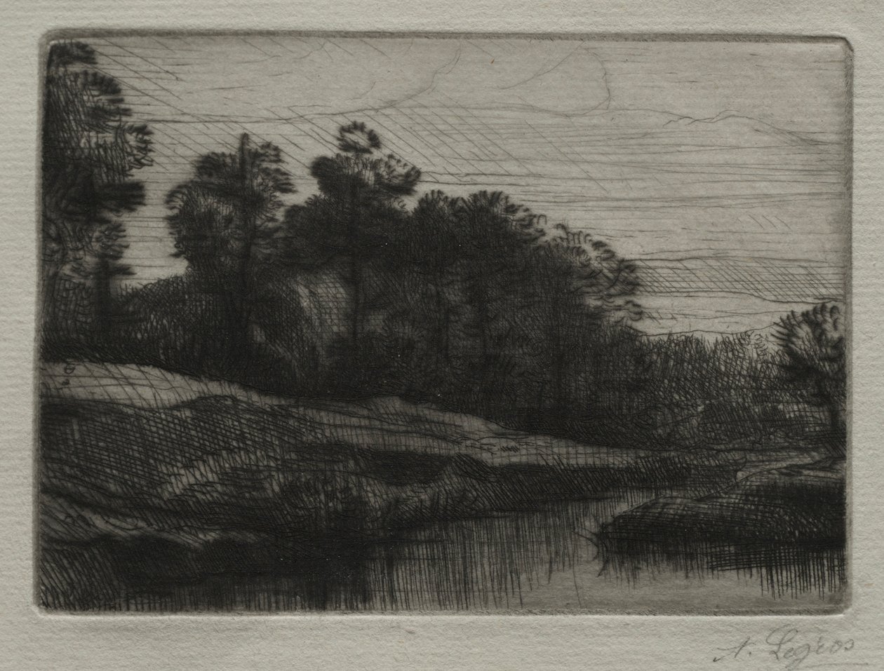 Abend von Alphonse Legros