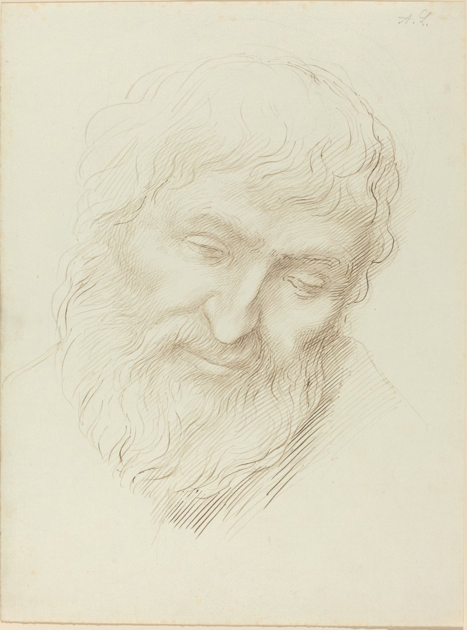 Kopf eines Mannes von Alphonse Legros