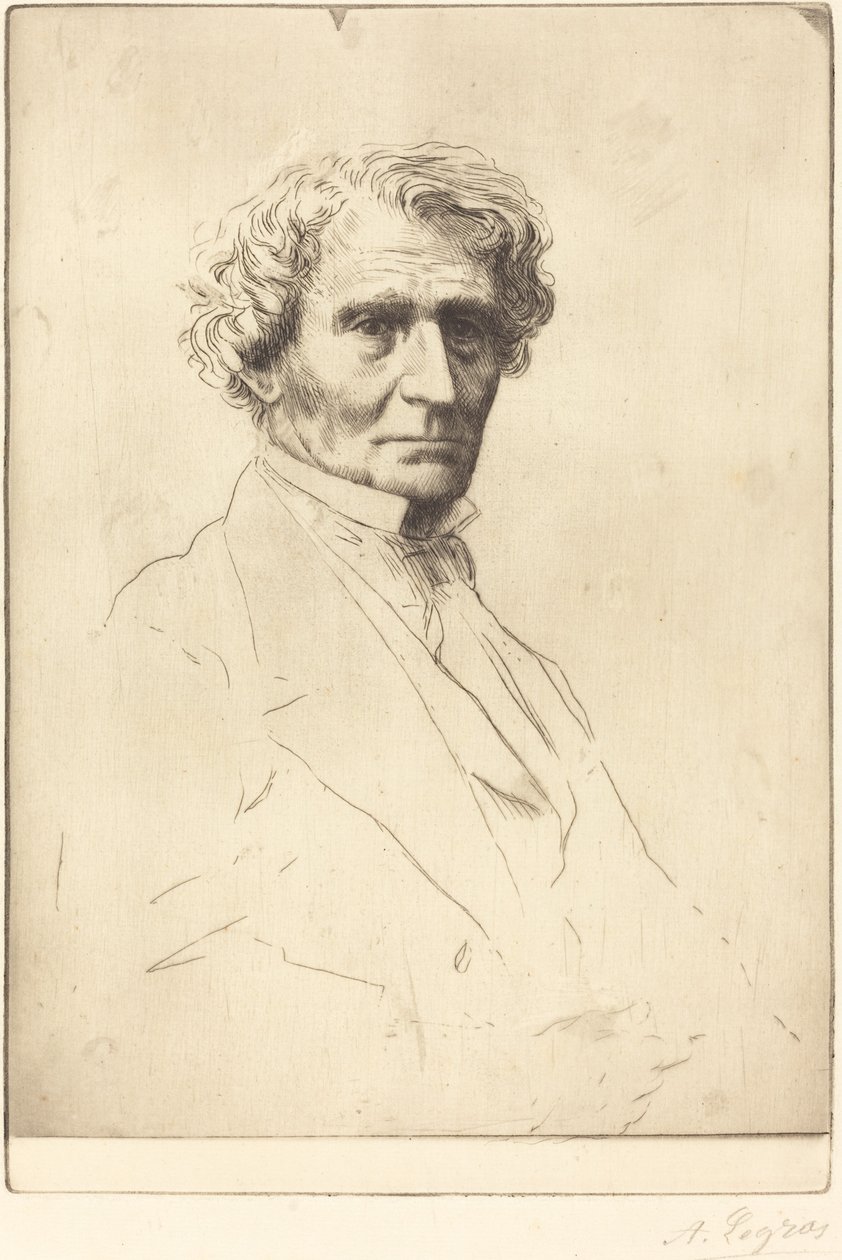 Hector Berlioz von Alphonse Legros