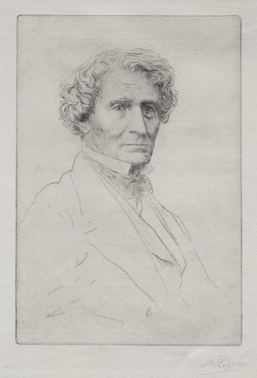 Hector Berlioz von Alphonse Legros