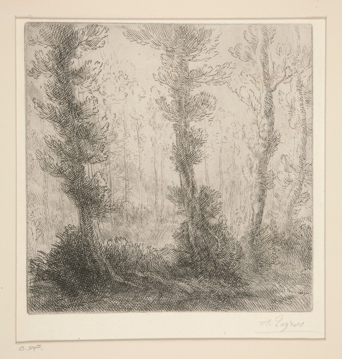 Der kleine See von Alphonse Legros