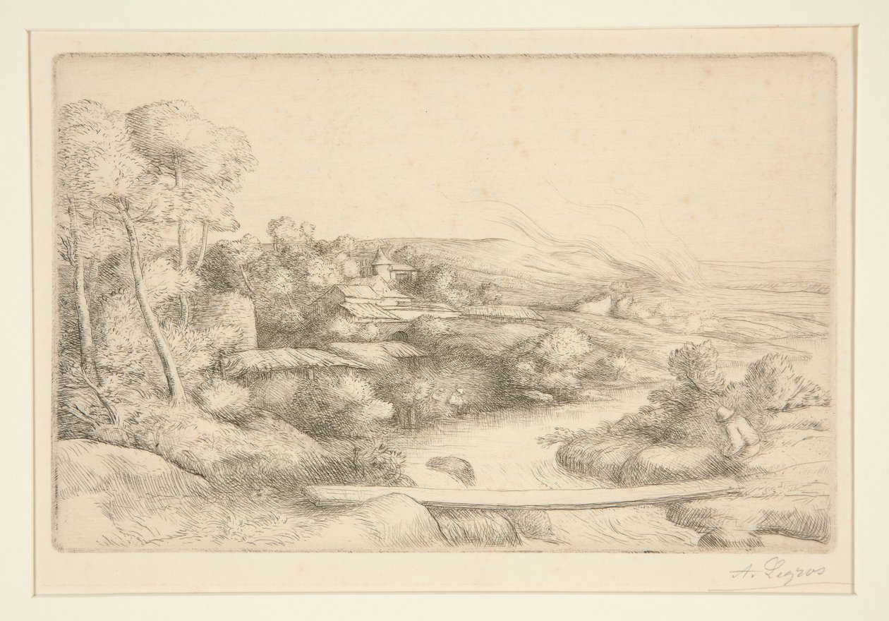 Die Fußgängerbrücke von Alphonse Legros