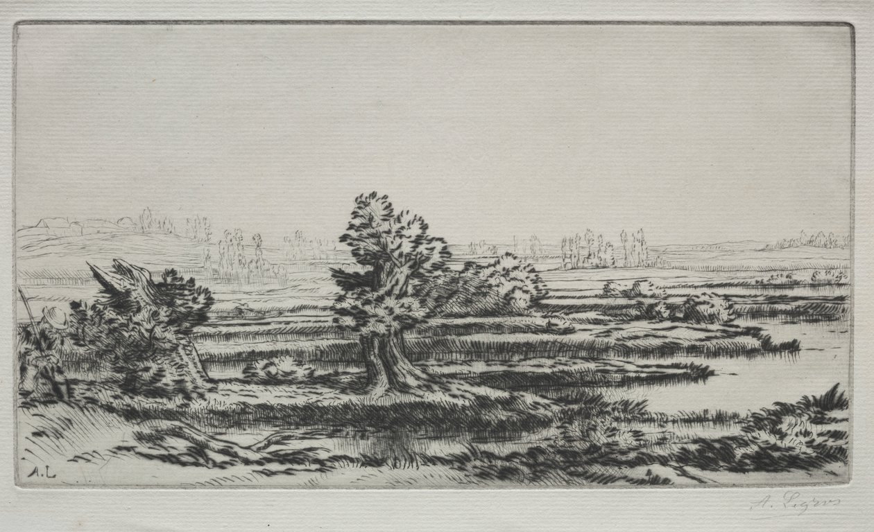 Landschaft von Alphonse Legros