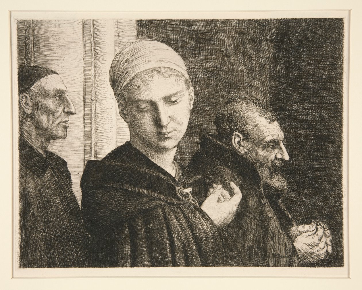 Die Taufe (Le Bapteme) von Alphonse Legros