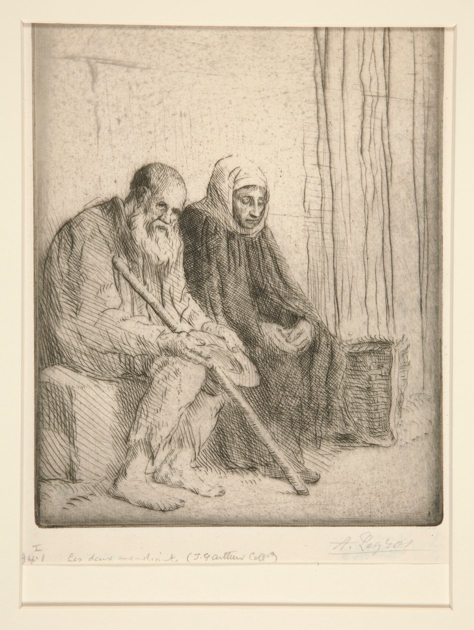 Les Deux Mendiants (Zwei Bettler) von Alphonse Legros