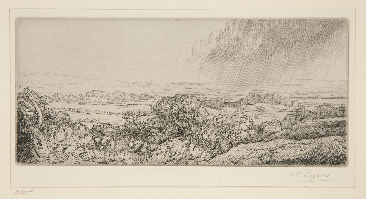 Les Rammasseurs de Champignons von Alphonse Legros