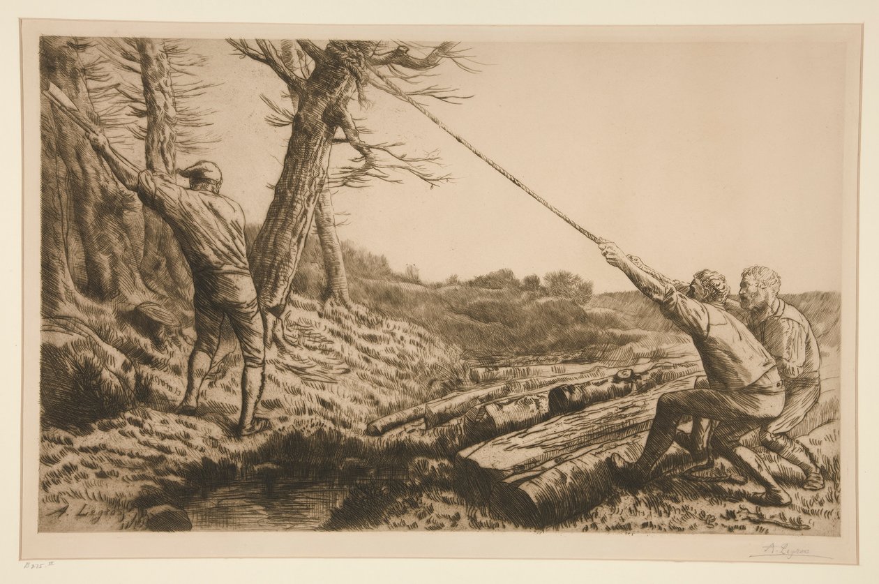 Die Holzfäller von Alphonse Legros