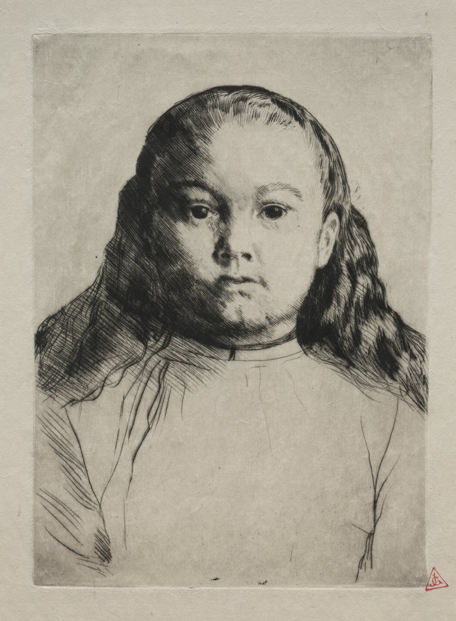 Kleine Marie von Alphonse Legros